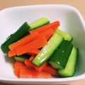 すずなまり's cooksnap of when they made 袋でもみもみ♪胡瓜と人参のサラダ漬物★.