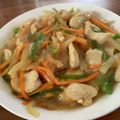 こまむす's cooksnap of when they made ムネ肉と大根のチンジャオロース風.