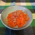 龍青空ママ's cooksnap of when they made 節約一品*人参のおかかチーズ醤油和え*.