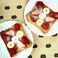 ふたごゆき's cooksnap of when they made おうちカフェ♡フルーツトースト.