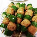 ♬あじさいのレシピ♬'s cooksnap of when they made お弁当に彩りプラス・肉団子ときゅうり.