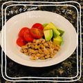 ♪キッチンmama's cooksnap of when they made キレイになれちゃう!?アボトマ納豆丼.