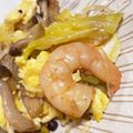 クックLABXKS☆'s cooksnap of when they made えびニラ春雨のエスニック炒め.