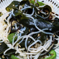 yknobi's cooksnap of when they made ピーマンとしらたきとわかめの塩昆布炒め.