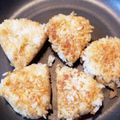きリん1212's cooksnap of when they made 甘い焼おにぎり フライパン 簡単 絶品　.