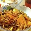 こぼく's cooksnap of when they made 豚バラとかぼちゃのピリ辛炒め.