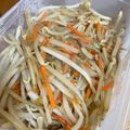 ネギがお好き's cooksnap of when they made モヤシのきんぴらごぼう.