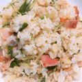 みるくクロワッサン's cooksnap of when they made とっても簡単すぐできる♪水菜チャーハン.