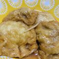 にゃんこのダヤン２'s cooksnap of when they made 油揚げのひき肉詰め煮.