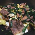 ハラクン's cooksnap of when they made ニラキャベツの牛肉みそ炒め.