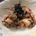 ベティ３'s cooksnap of when they made おつまみ★かまぼこわさび納豆★.