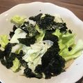 Yokchina's cooksnap of when they made 韓国海苔とレタスのサラダ.