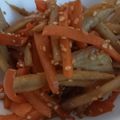 たきゅ's cooksnap of when they made 簡単!おばあちゃんの味♪極太田舎きんぴら.