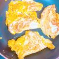 プー♡'s cooksnap of when they made 目玉焼き、チーズはさみ.