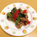 ★ぴよぴよ501★'s cooksnap of when they made 牛肉と小松菜のオイスターソース炒め.