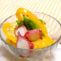 もすろー's cooksnap of when they made タコとオクラとパプリカのポン酢マリネ.