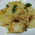 レオミウ's cooksnap of when they made たらとじゃがいもの醤油マヨ炒め.