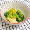 ゆづキッチン's cooksnap of when they made 小松菜と昔あげ(油揚げ)のお浸し.