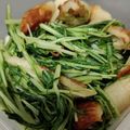 え～み～'s cooksnap of when they made 水菜(またはピーマン)と竹輪のきんぴら.