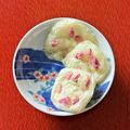 gingamom's cooksnap of when they made 桜のチーズ煎餅.