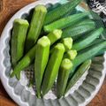 クックH86AFM☆'s cooksnap of when they made 裏技★オクラのうぶ毛取り.
