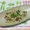 おはなすき's cooksnap of when they made アスパラとじゃが芋のベーコン炒め.