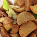 Micheluluu's cooksnap of when they made カブと豚バラのオイスターソース炒め.