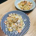 mietan-yutan's cooksnap of when they made 簡単！コクたっぷりのシーフードパスタ！.