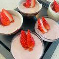なみ浪子's cooksnap of when they made ★苺のミルクプリン★.
