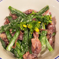 ひのきのかをり's cooksnap of when they made うまぁ～♬♫菜の花とホタルイカのマヨ和え.