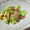 ひまわりJJ's cooksnap of when they made キャベツとソーセージの卵炒め.