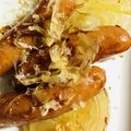 クックHB0OYQ☆'s cooksnap of when they made 新玉ねぎとシャウエッセンのおかかバター.