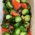 クックOWPJU3☆'s cooksnap of when they made 我が家の簡単酢でトマト胡瓜ちりめん酢の物.
