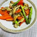 みぎわ's cooksnap of when they made アスパラとパプリカのバター醤油炒め.