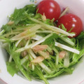 パンプキン具☆'s cooksnap of when they made 切って和えるだけ！ツナと水菜のサラダ.