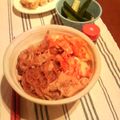 あまきよ's cooksnap of when they made 超☆超☆超簡単　つゆだく豚丼.