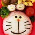 めい☆せい's cooksnap of when they made 宝島　ドラえもん＆ミニドラ　キャラ弁.