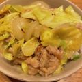 ディナーカレー's cooksnap of when they made ねぎ塩だれで☆豚バラキャベツ丼。.