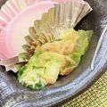 makichihua's cooksnap of when they made うるいの梅肉味噌和え.
