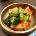 かのと's cooksnap of when they made かさましで倍美味しいカクテキきゅうり.