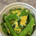 さこあ's cooksnap of when they made 絹さや卵炒め.