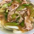 たかともしゃん's cooksnap of when they made 柚子胡椒香る☆ねぎ塩豚うどん.