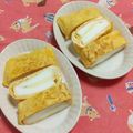 赤い電話's cooksnap of when they made お弁当に☆チーズとはんぺんの卵焼き.