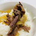 choco831's cooksnap of when they made 母から伝授☆つゆだく牛丼☆.