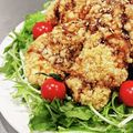 クックUR9L2V☆'s cooksnap of when they made 柔らか～い鶏胸肉の唐揚げバルサミコソース.