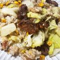 dandelion♢'s cooksnap of when they made ✶ガーリックステーキピラフ✶.