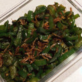 クックYF39Z2☆'s cooksnap of when they made ピーマンとちりめんじゃこのササッと炒め.