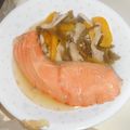 白いぐれーぷ's cooksnap of when they made [ヘルシー♪鮭の酢醤油煮].