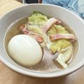 yuiyui☆'s cooksnap of when they made キャベツと卵とベーコンのスープ.