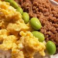 愛猫ベリー's cooksnap of when they made 上品な味☆そぼろ丼.
